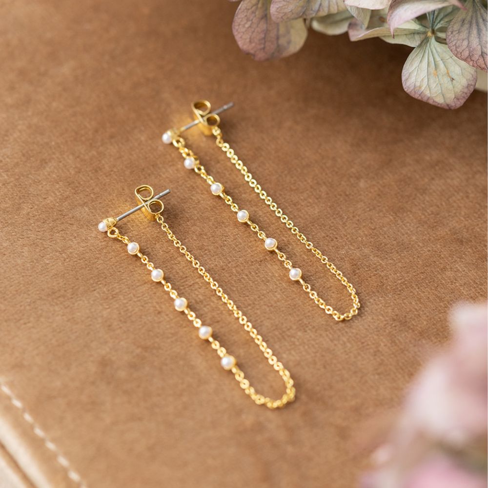 Aneta earrings pearly