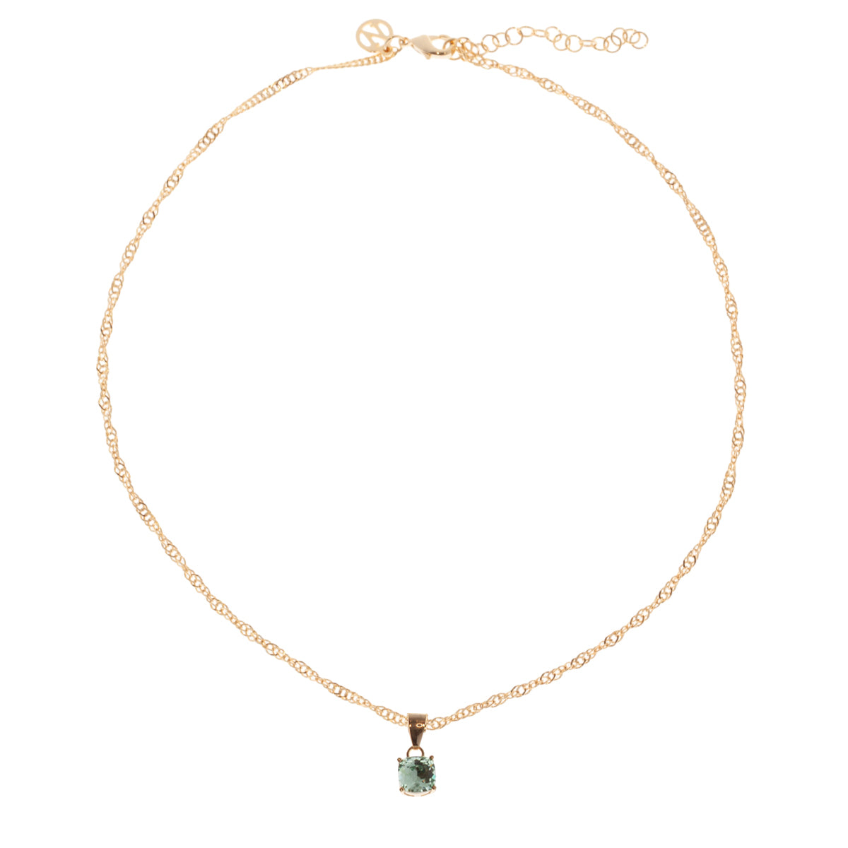 FLORENTINA NECK 42 GOLD AQUA