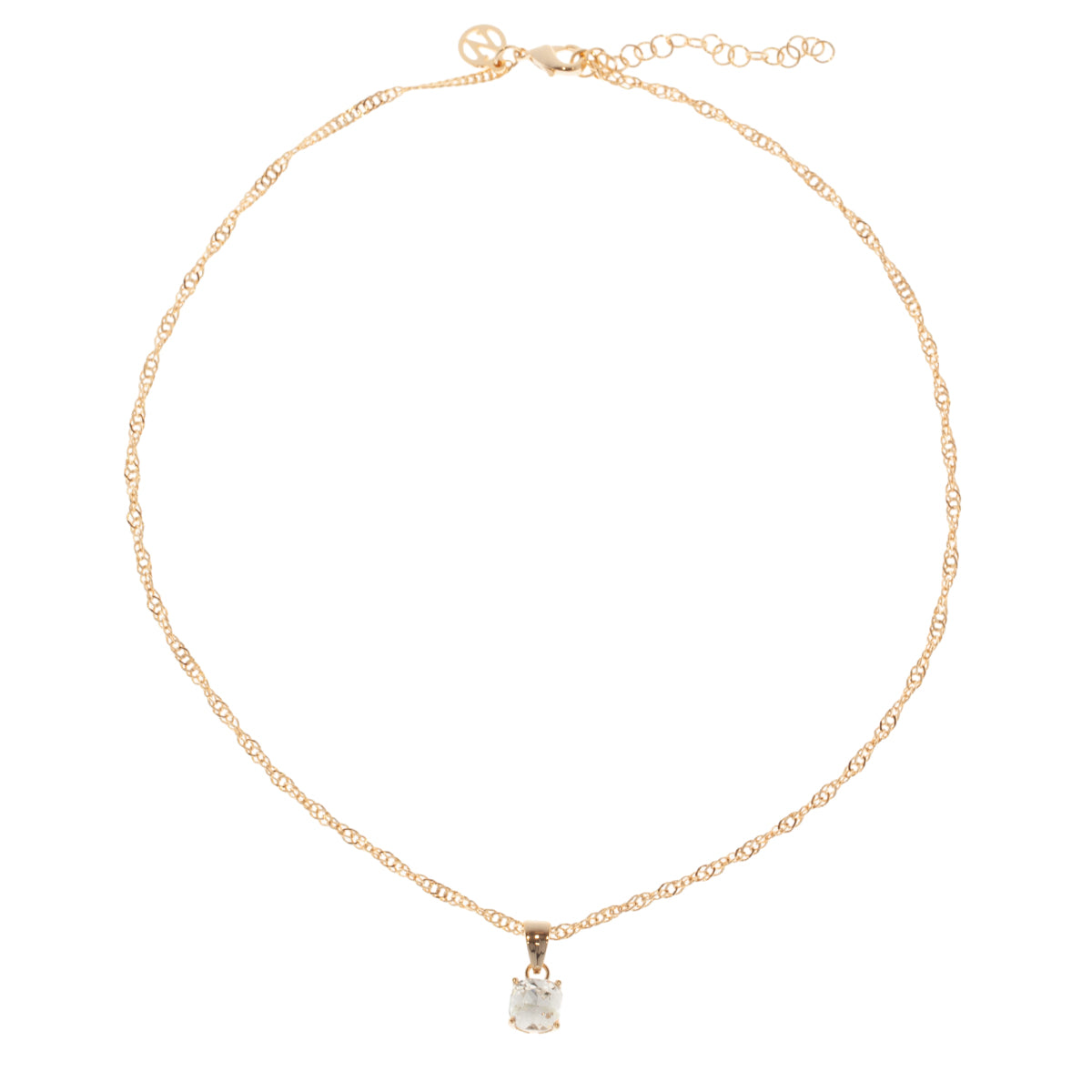 FLORENTINA NECK 42 GOLD CLEAR
