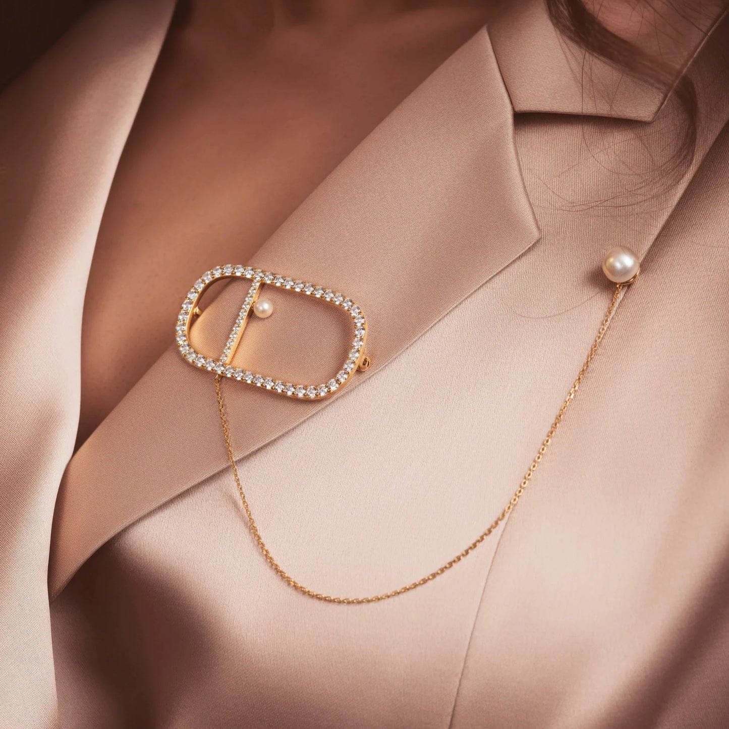 Symphony signature brooch