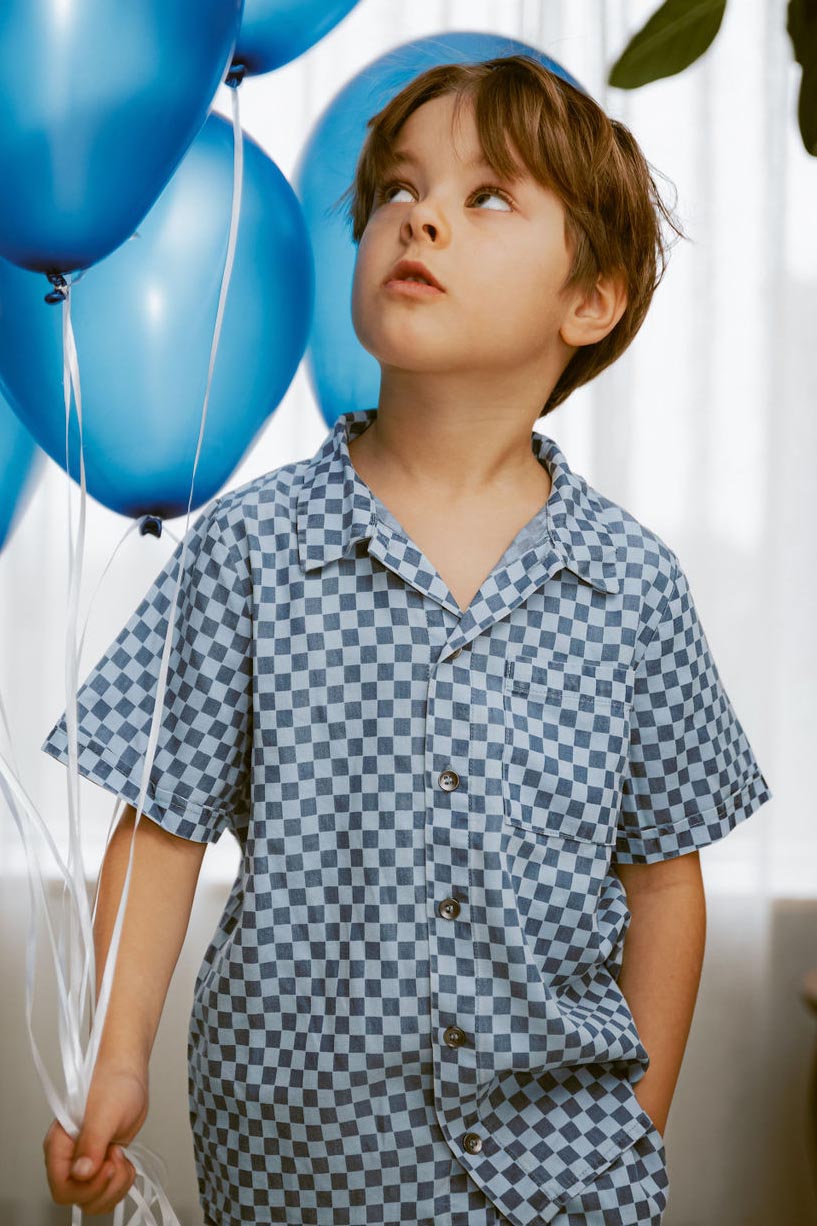 HURLUM SS CHECK SHIRT