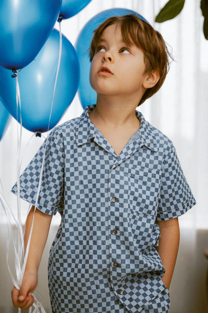 HURLUM SS CHECK SHIRT