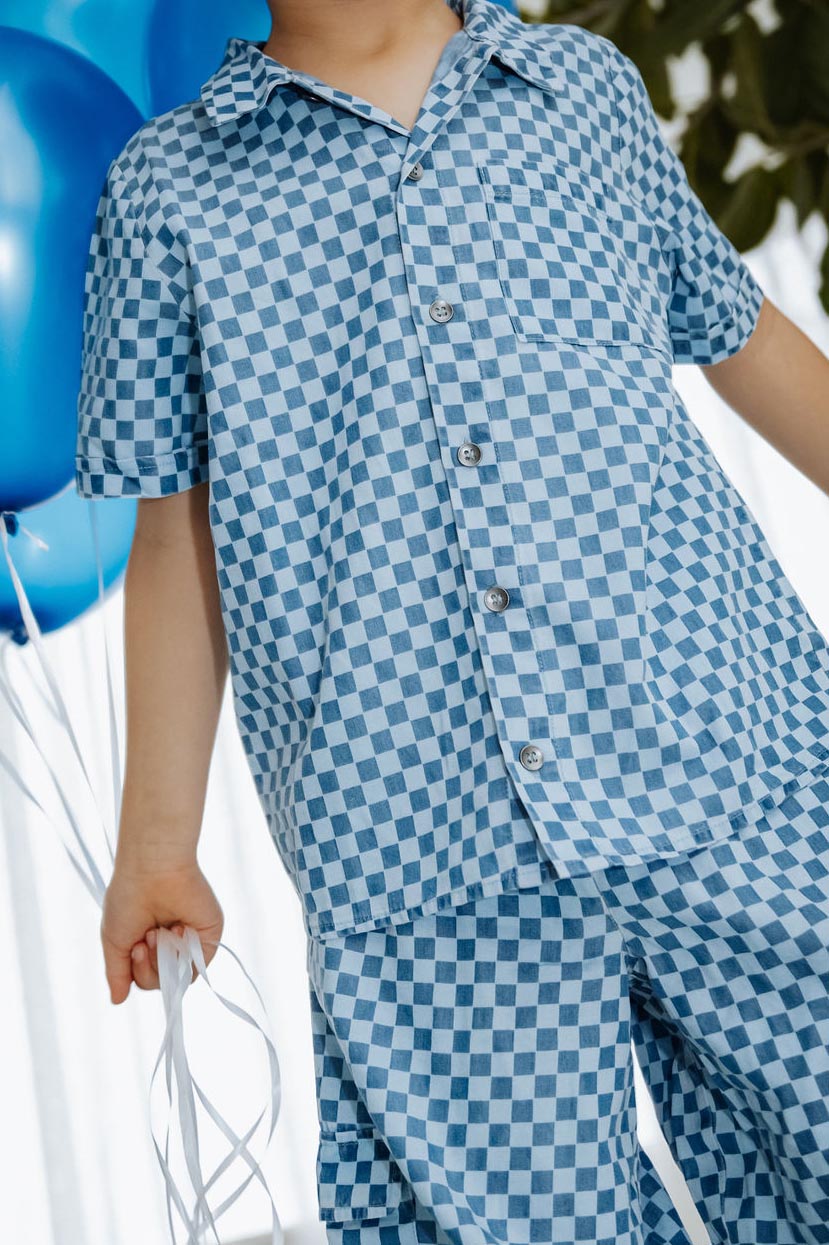 HURLUM SS CHECK SHIRT