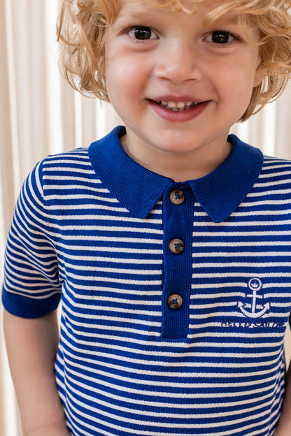 ANCHOR STRIPE SS POLO