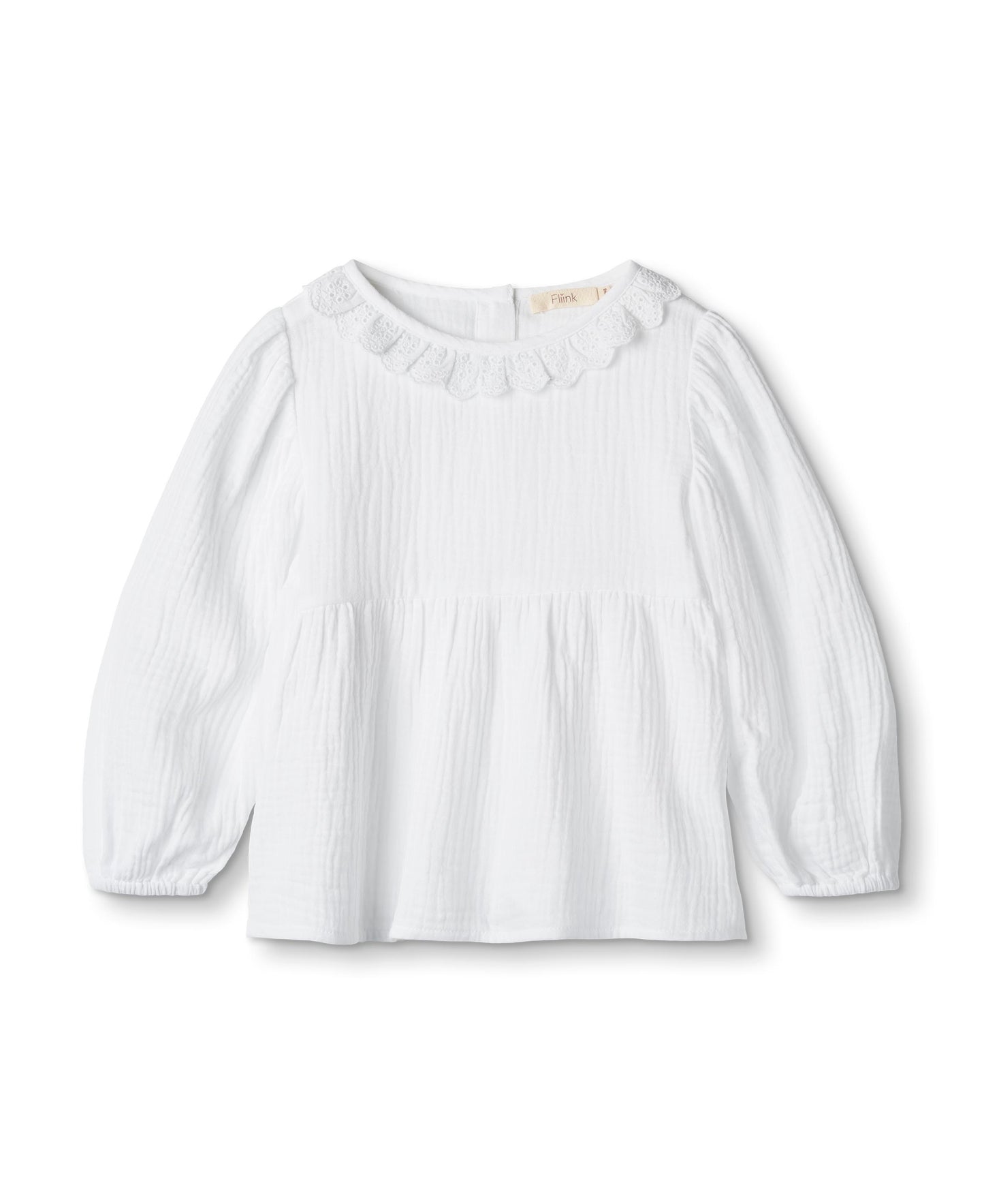 CIAO LS BLOUSE- CLOUD DANCER