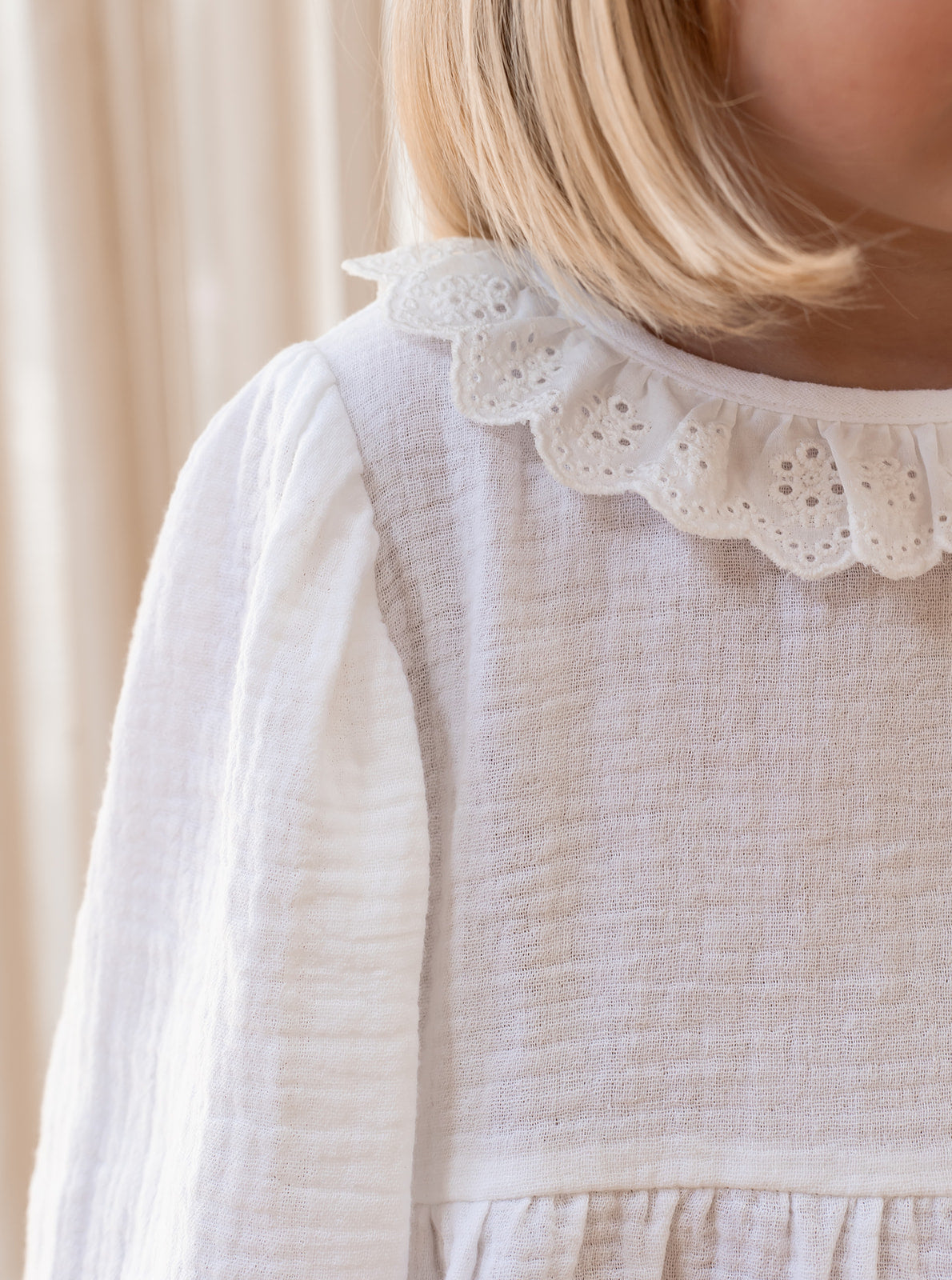 CIAO LS BLOUSE- CLOUD DANCER