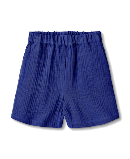 HELLO SHORTS- MAZERINE BLUE