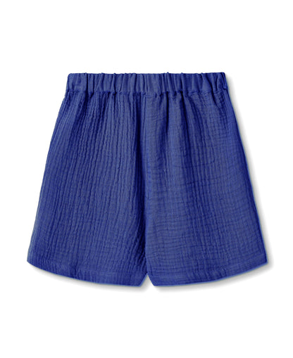 HELLO SHORTS- MAZERINE BLUE