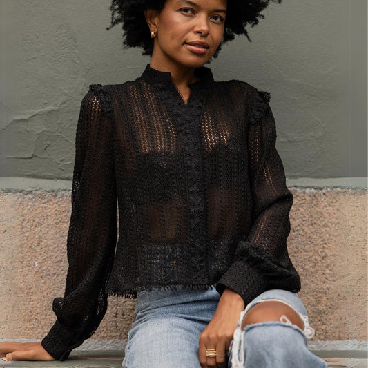 Linnea blouse sort
